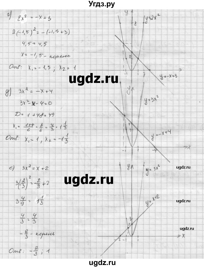 ГДЗ (Решебник к учебнику 2015) по алгебре 8 класс С.М. Никольский / номер / 589(продолжение 2)