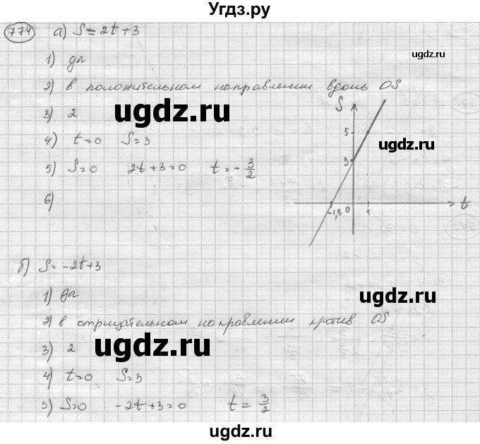 ГДЗ (Решебник к учебнику 2015) по алгебре 8 класс С.М. Никольский / номер / 774