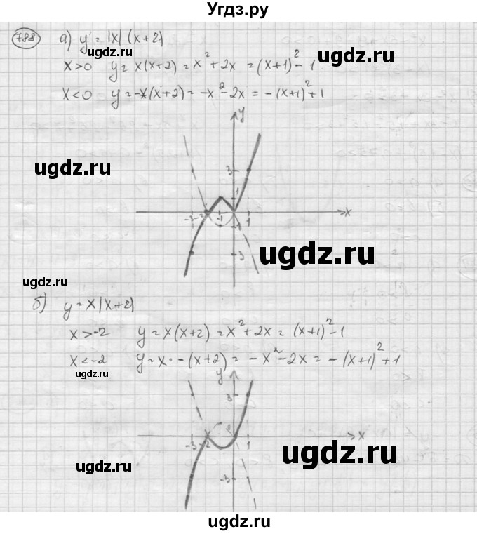 ГДЗ (Решебник к учебнику 2015) по алгебре 8 класс С.М. Никольский / номер / 788