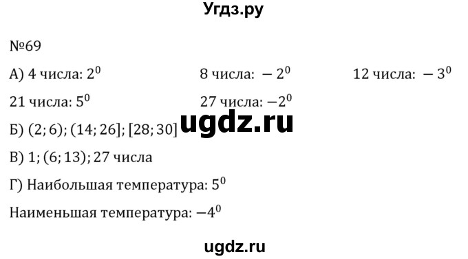 ГДЗ (Решебник к учебнику 2022) по алгебре 8 класс С.М. Никольский / номер / 69