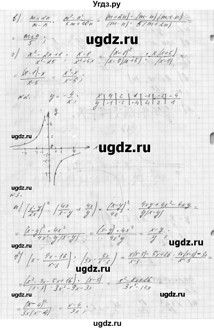 ГДЗ (Решебник №1) по алгебре 8 класс (самостоятельные и контрольные работы, геометрия) А.П. Ершова / алгебра / контрольная работа / К-2 / А1(продолжение 2)