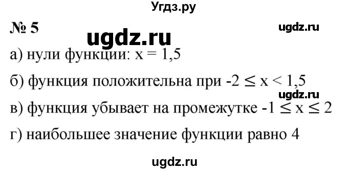 ГДЗ (Решебник к учебнику 2019) по алгебре 8 класс Г.В. Дорофеев / чему вы научились / глава 5 / это надо уметь / 5