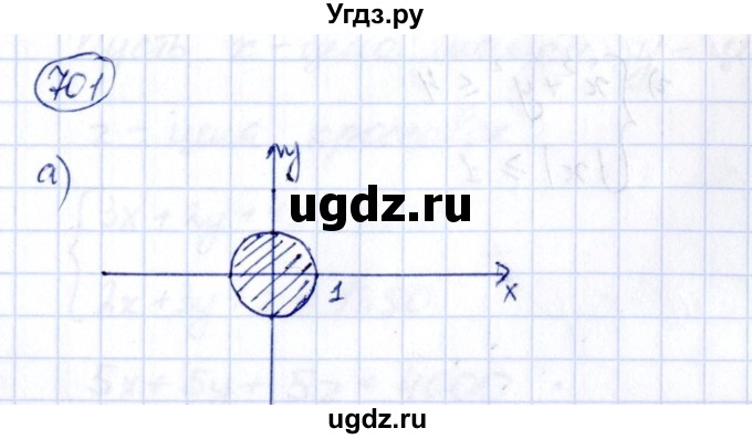 ГДЗ (Решебник к учебнику 2014) по алгебре 8 класс Г.В. Дорофеев / упражнение / 701