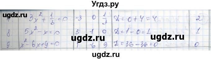 ГДЗ (Решебник к тетради 2016) по алгебре 8 класс (рабочая тетрадь) Колягин Ю. М. / §28 / 1(продолжение 2)