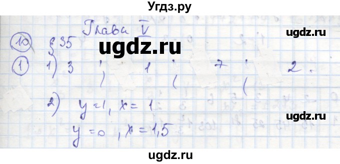 ГДЗ (Решебник к тетради 2016) по алгебре 8 класс (рабочая тетрадь) Колягин Ю. М. / §35 / 1