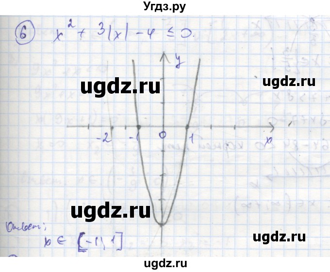 ГДЗ (Решебник к тетради 2016) по алгебре 8 класс (рабочая тетрадь) Колягин Ю. М. / §41 / 6