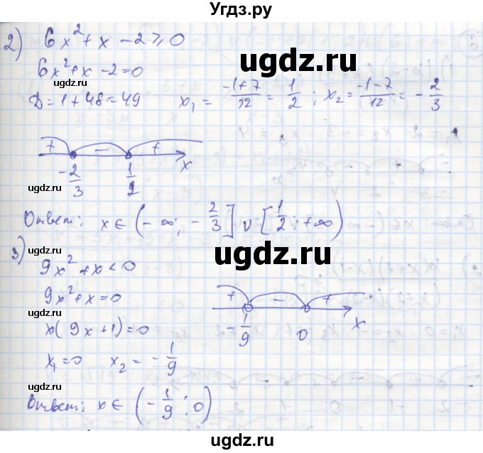 ГДЗ (Решебник к тетради 2016) по алгебре 8 класс (рабочая тетрадь) Колягин Ю. М. / §42 / 4(продолжение 2)