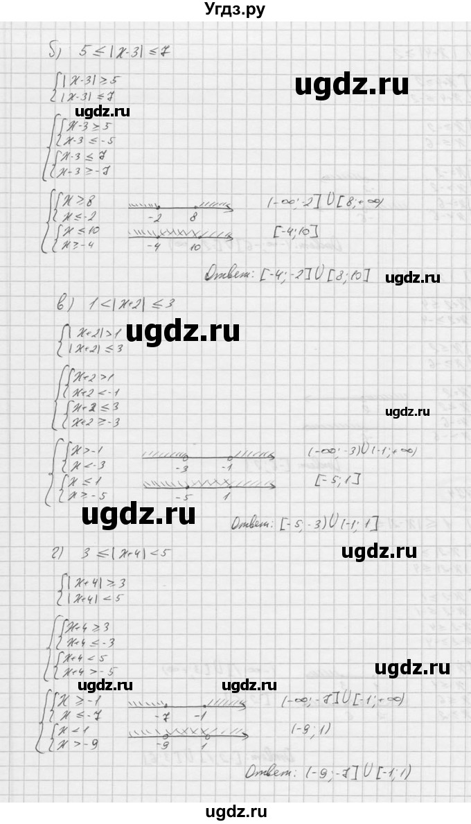 ГДЗ (Решебник к учебнику 2016) по алгебре 9 класс С.М. Никольский / номер / 174(продолжение 2)