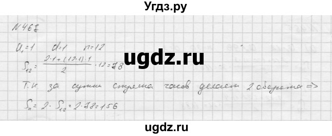 ГДЗ (Решебник к учебнику 2016) по алгебре 9 класс С.М. Никольский / номер / 467