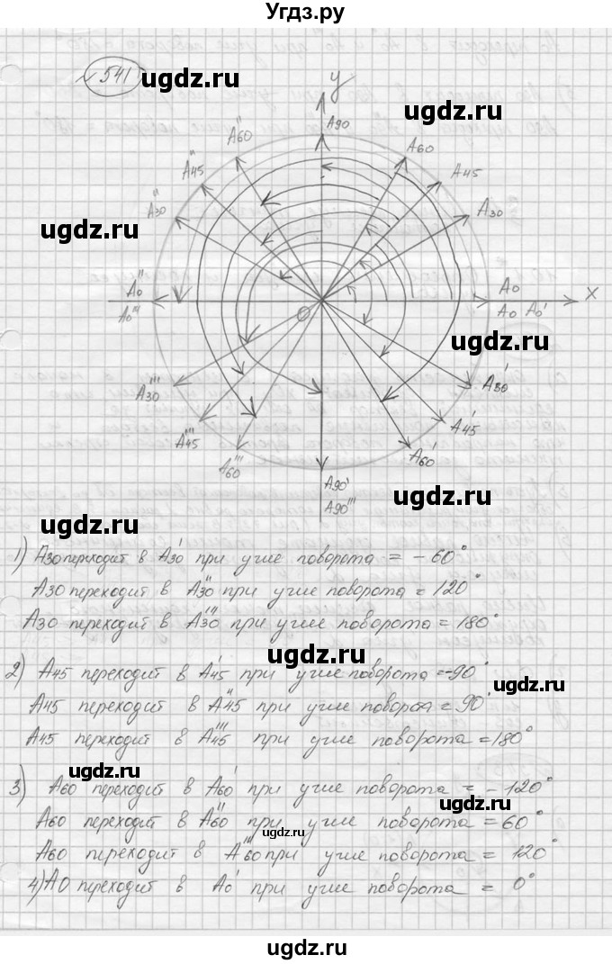 ГДЗ (Решебник к учебнику 2016) по алгебре 9 класс С.М. Никольский / номер / 541