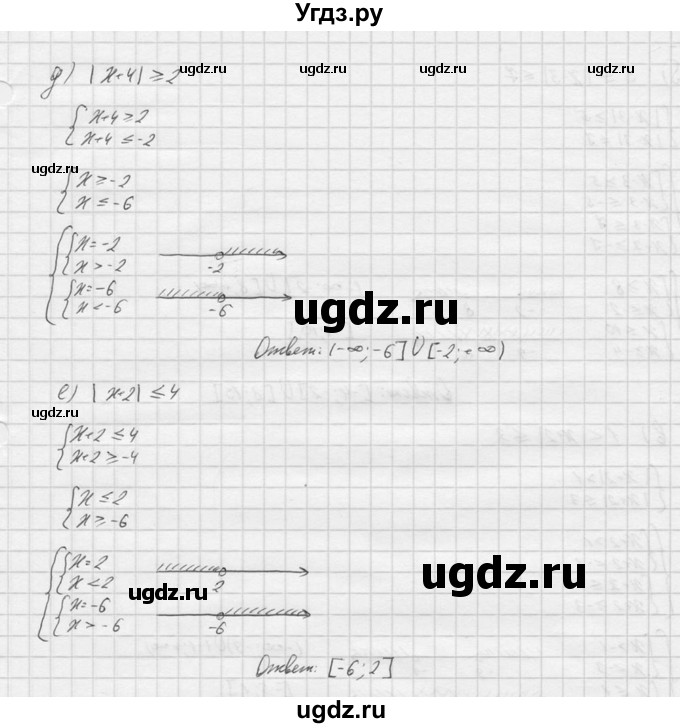 ГДЗ (решебник) по алгебре 9 класс С.М. Никольский / номер / 173(продолжение 3)