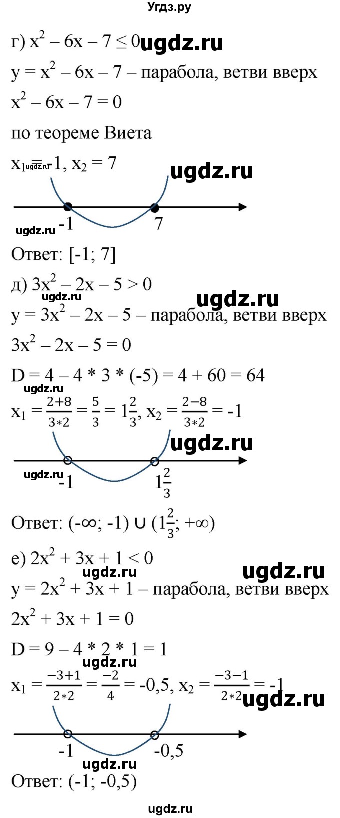 ГДЗ (Решебник к учебнику 2022) по алгебре 9 класс С.М. Никольский / номер / 1094(продолжение 2)