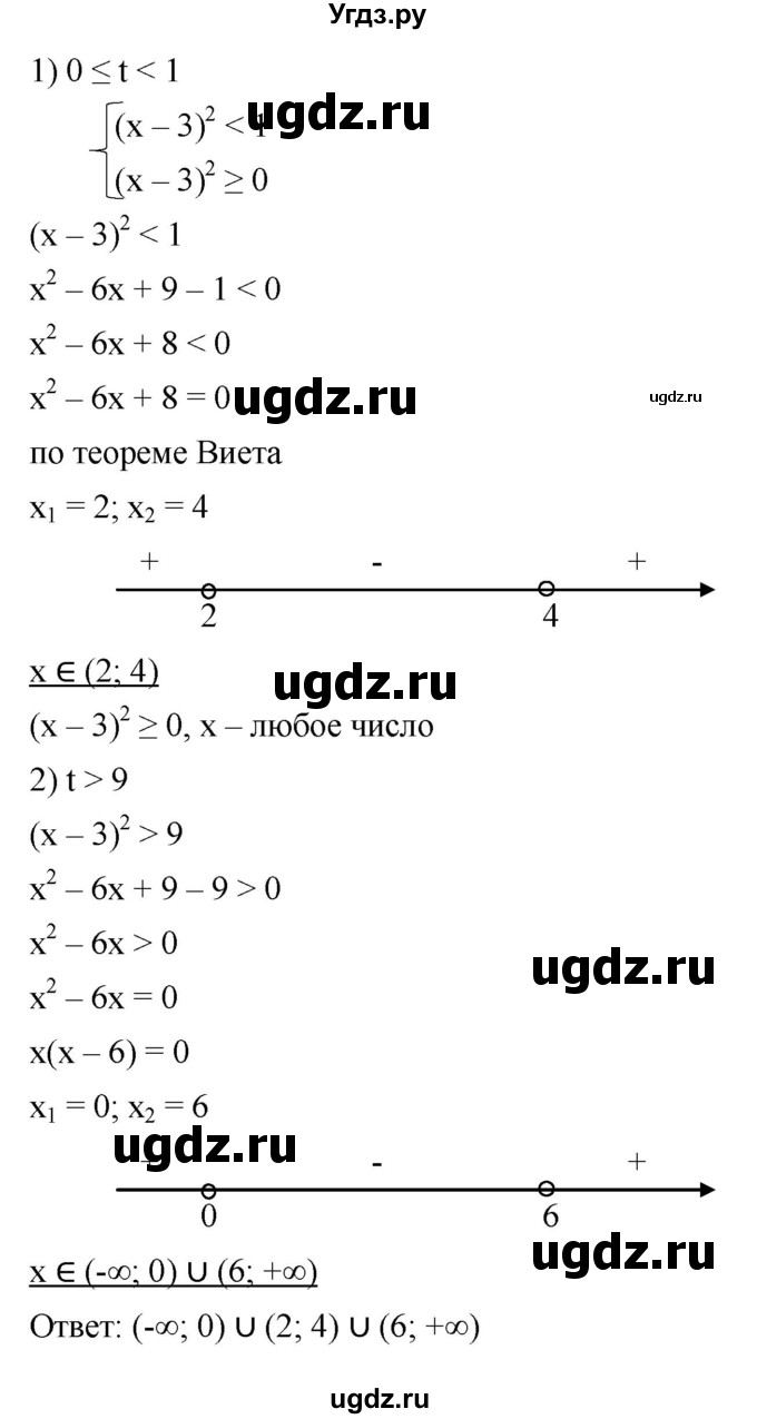 ГДЗ (Решебник к учебнику 2022) по алгебре 9 класс С.М. Никольский / номер / 179(продолжение 6)