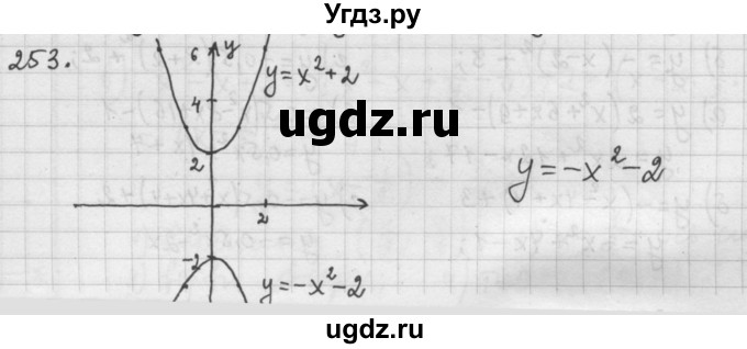 ГДЗ (Решебник к учебнику 2015) по алгебре 9 класс Г.В. Дорофеев / номер / 253