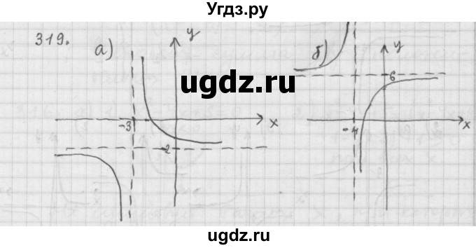 ГДЗ (Решебник к учебнику 2015) по алгебре 9 класс Г.В. Дорофеев / номер / 319