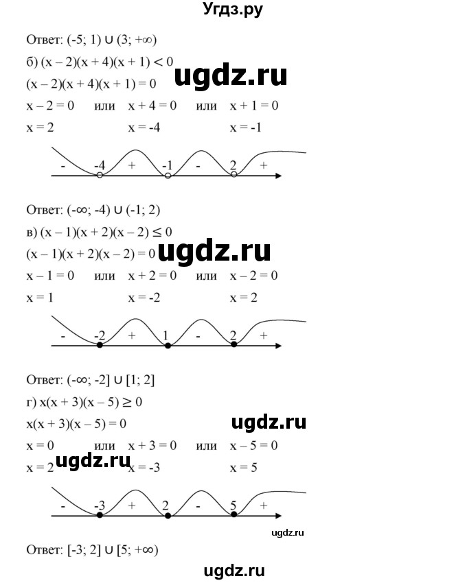 ГДЗ (Решебник к учебнику 2019) по алгебре 9 класс Г.В. Дорофеев / номер / 311(продолжение 2)