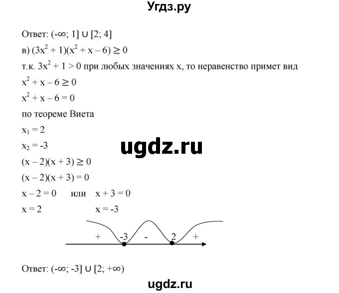 ГДЗ (Решебник к учебнику 2019) по алгебре 9 класс Г.В. Дорофеев / номер / 316(продолжение 2)