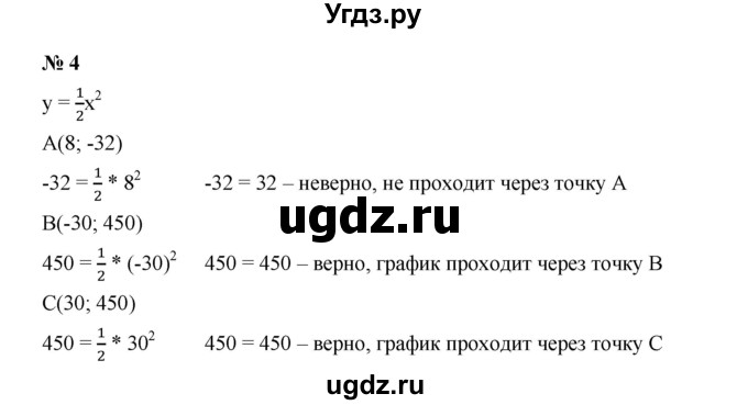 ГДЗ (Решебник к учебнику 2019) по алгебре 9 класс Г.В. Дорофеев / это надо уметь номер / глава 2 / 4