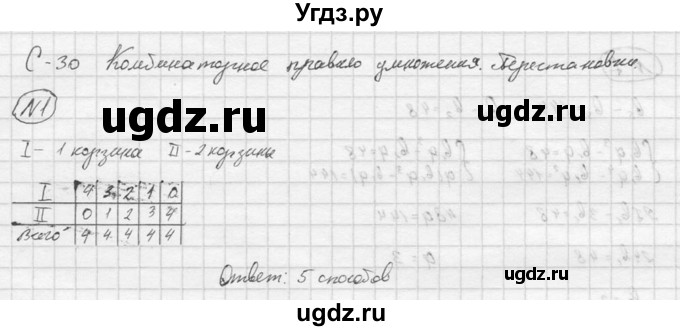 ГДЗ (Решебник) по алгебре 9 класс (Дидактические материалы) Ю.Н. Макарычев / самостоятельная работа / вариант 2 / С-30 / 1