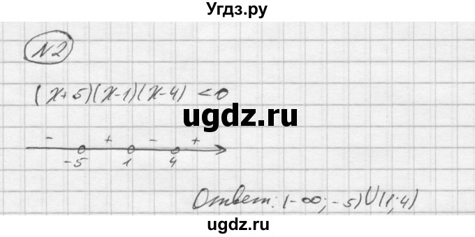 ГДЗ (Решебник) по алгебре 9 класс (Дидактические материалы) Ю.Н. Макарычев / контрольная работа / вариант 2 / К-4 / 2