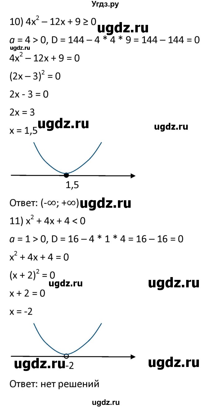 ГДЗ (Решебник к учебнику 2021) по алгебре 9 класс А.Г. Мерзляк / упражнение / 404(продолжение 5)