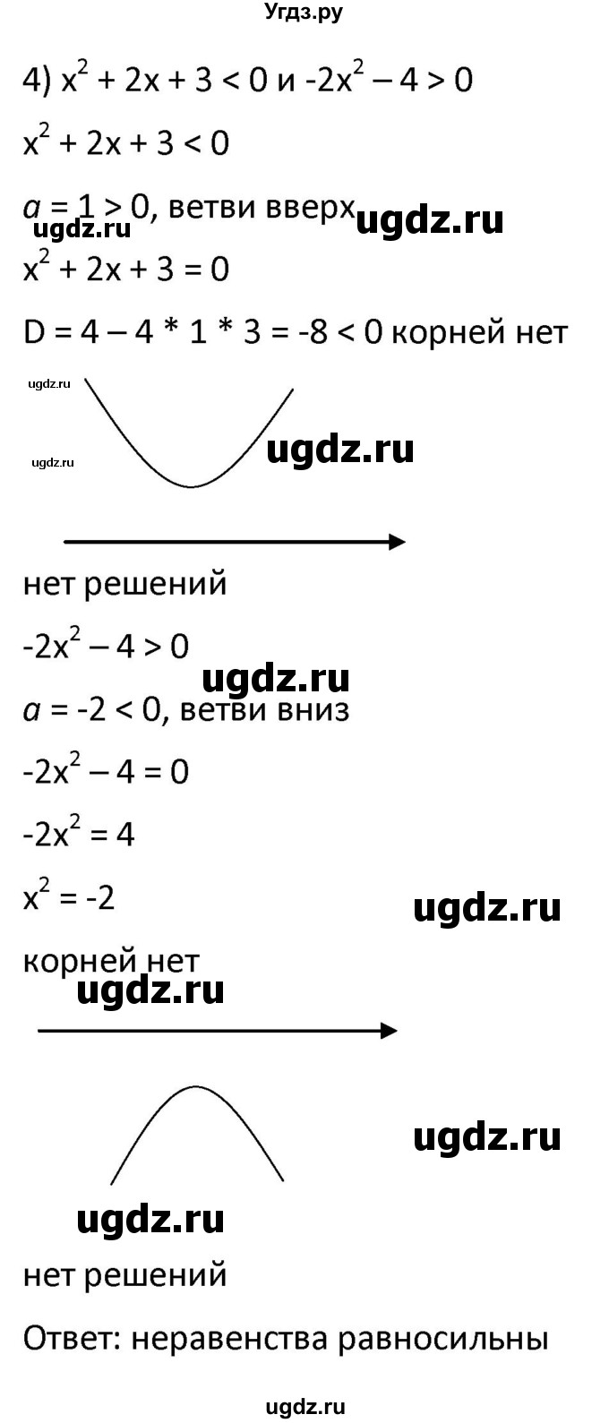 ГДЗ (Решебник к учебнику 2021) по алгебре 9 класс А.Г. Мерзляк / упражнение / 421(продолжение 4)