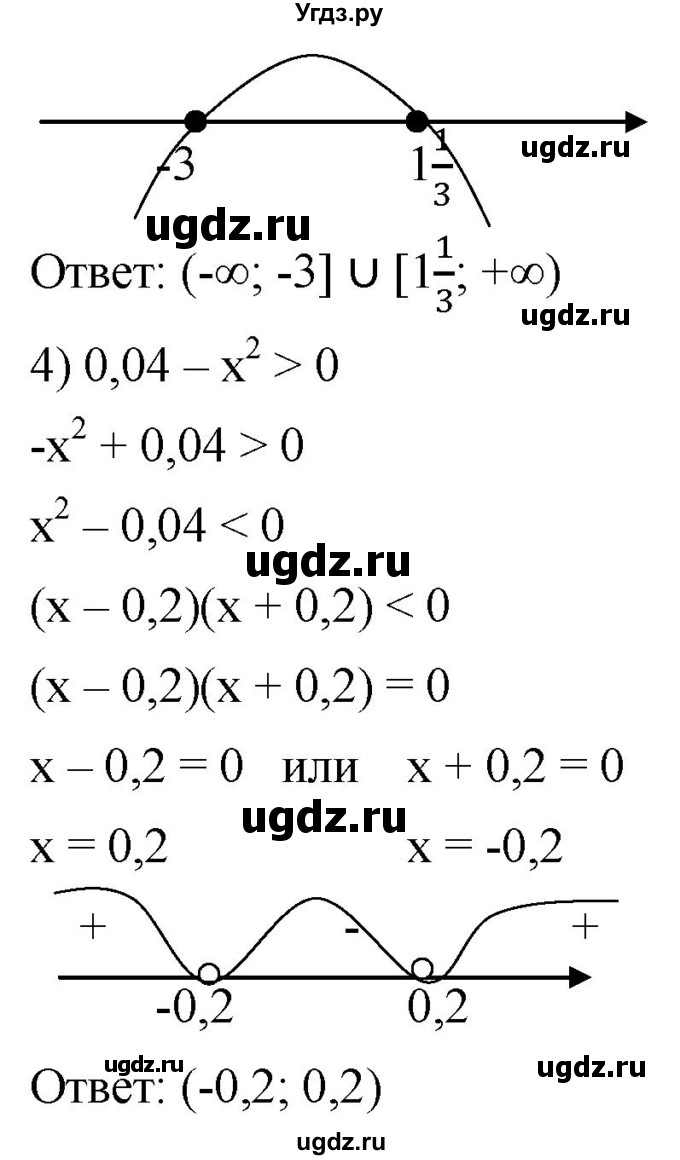 ГДЗ (Решебник к учебнику 2021) по алгебре 9 класс А.Г. Мерзляк / упражнение / 922(продолжение 2)