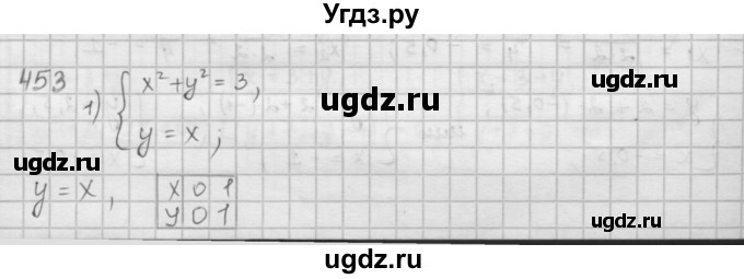 ГДЗ (Решебник к учебнику 2016) по алгебре 9 класс А.Г. Мерзляк / упражнение / 453