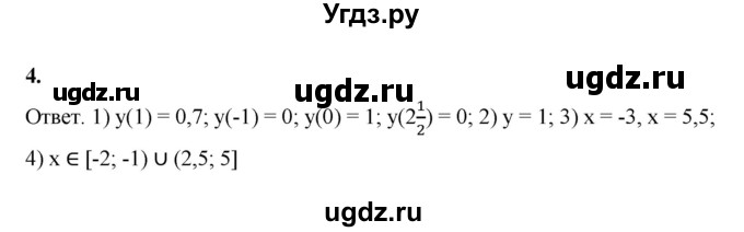 ГДЗ (Решебник к тетради 2022) по алгебре 9 класс (рабочая тетрадь) Ткачева М.В. / §6 / 4