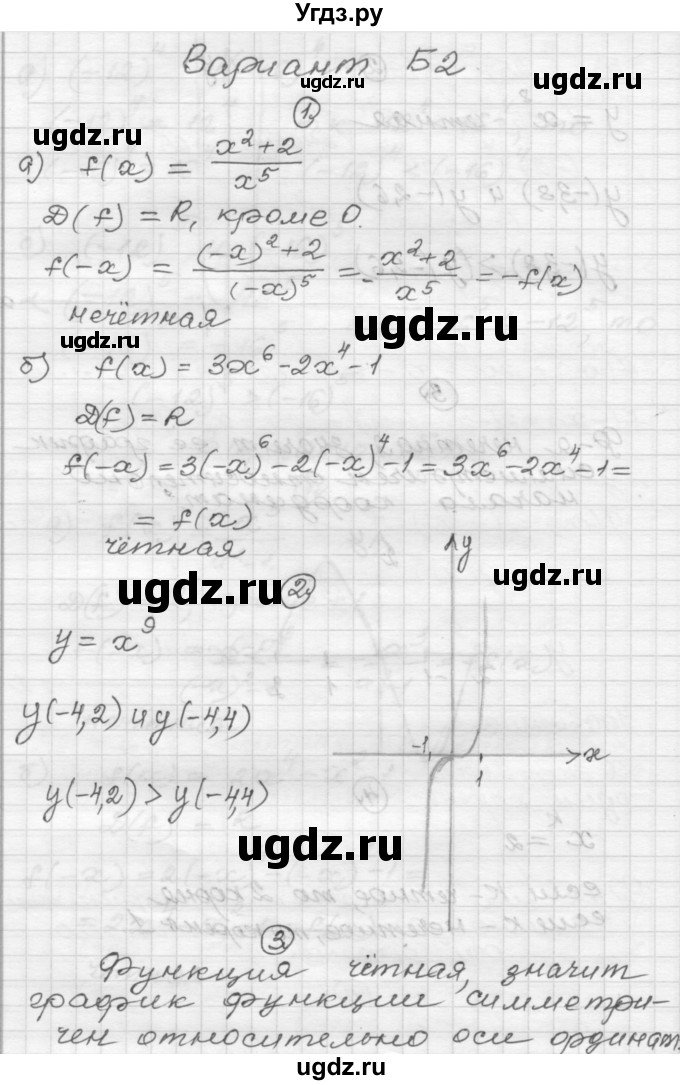 ГДЗ (Решебник) по алгебре 9 класс (самостоятельные и контрольные работы) А.П. Ершова / алгебра / самостоятельная работа / С-17 / Б2
