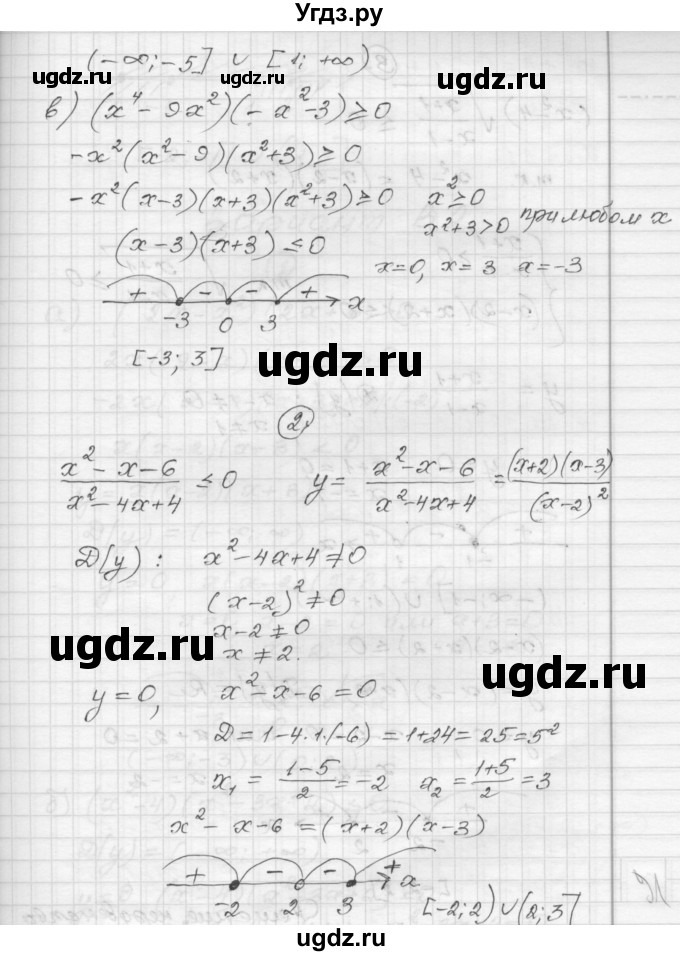 ГДЗ (Решебник) по алгебре 9 класс (самостоятельные и контрольные работы) А.П. Ершова / алгебра / самостоятельная работа / С-6 / В1(продолжение 2)