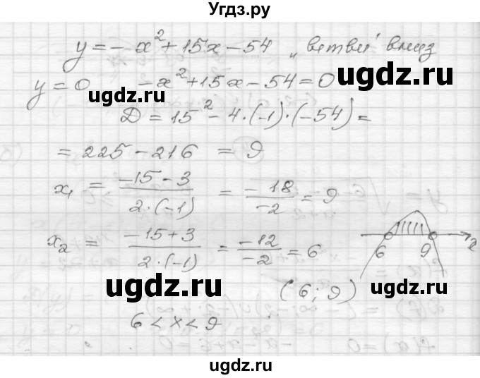 ГДЗ (Решебник) по алгебре 9 класс (самостоятельные и контрольные работы) А.П. Ершова / алгебра / контрольная работа / К-2 / Б2(продолжение 5)