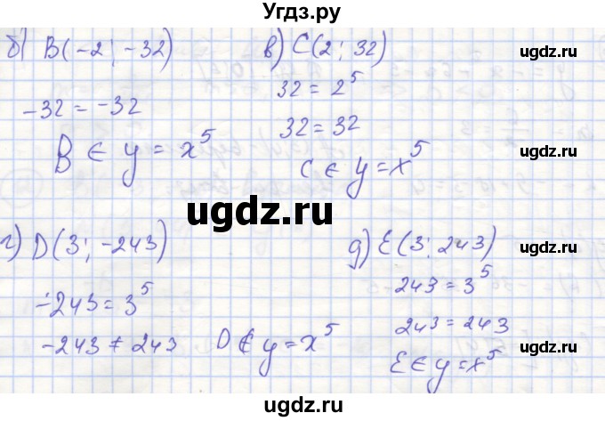 ГДЗ (Решебник) по алгебре 9 класс (рабочая тетрадь) Миндюк Н.Г. / параграф 8 / 4(продолжение 2)