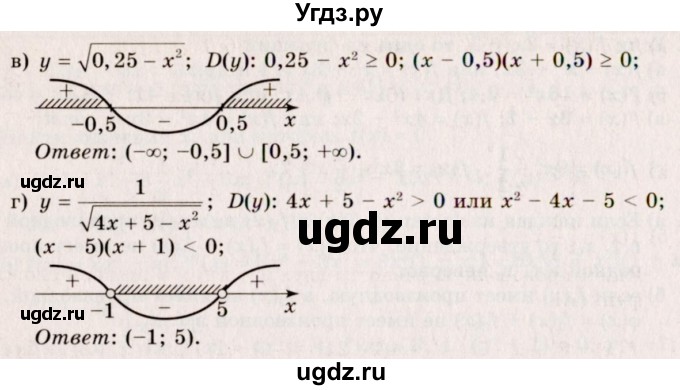 ГДЗ (Решебник №3) по алгебре 10 класс А.Н. Колмогоров / номер / 222(продолжение 2)