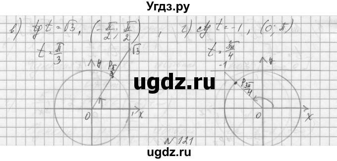 ГДЗ (Решебник №1) по алгебре 10 класс А.Н. Колмогоров / номер / 120(продолжение 2)