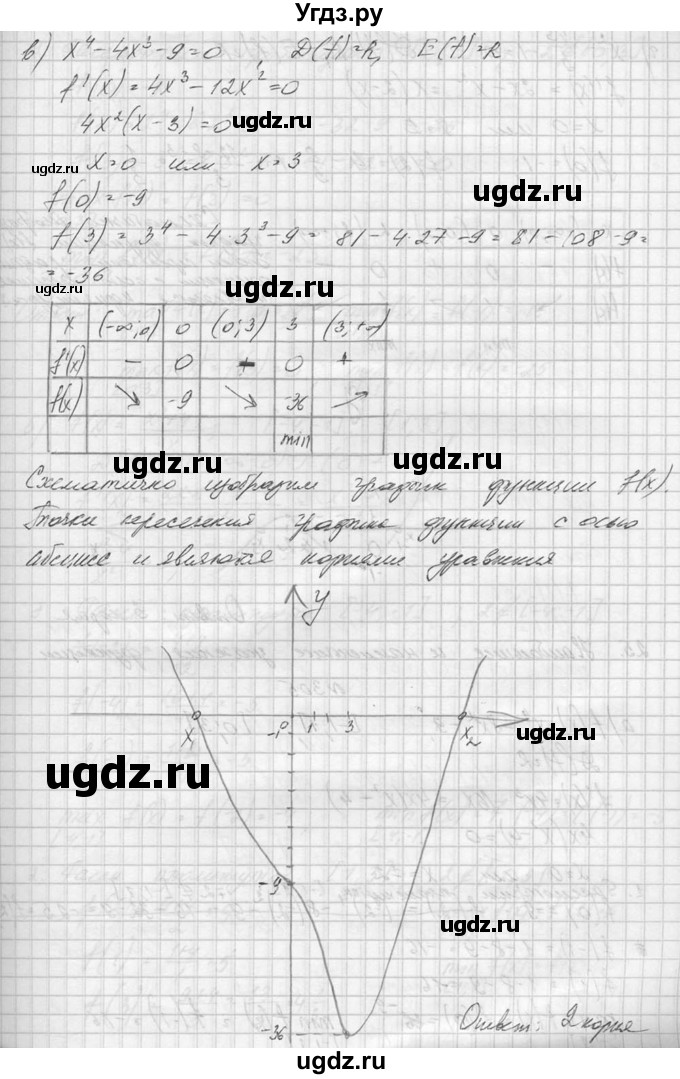 ГДЗ (Решебник №1) по алгебре 10 класс А.Н. Колмогоров / номер / 304(продолжение 3)