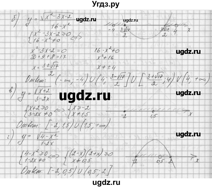 ГДЗ (Решебник №1) по алгебре 10 класс А.Н. Колмогоров / номер / 53(продолжение 2)