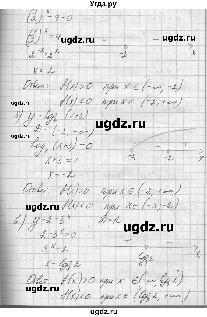 ГДЗ (Решебник №1) по алгебре 10 класс А.Н. Колмогоров / повторение номер / 117(продолжение 2)