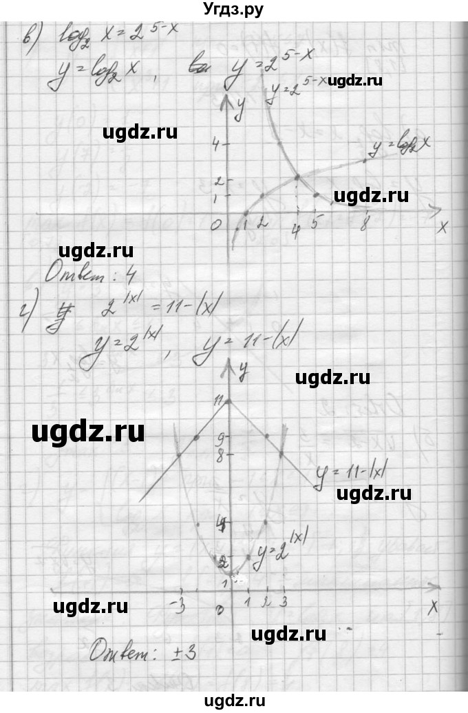 ГДЗ (Решебник №1) по алгебре 10 класс А.Н. Колмогоров / повторение номер / 125(продолжение 2)