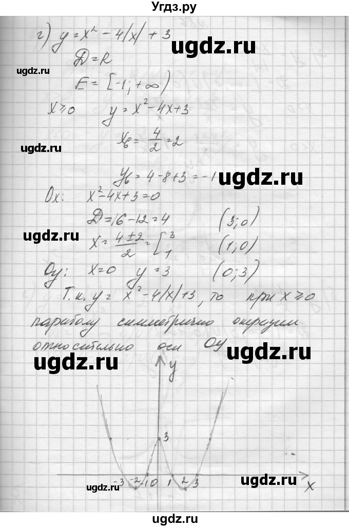 ГДЗ (Решебник №1) по алгебре 10 класс А.Н. Колмогоров / повторение номер / 85(продолжение 3)