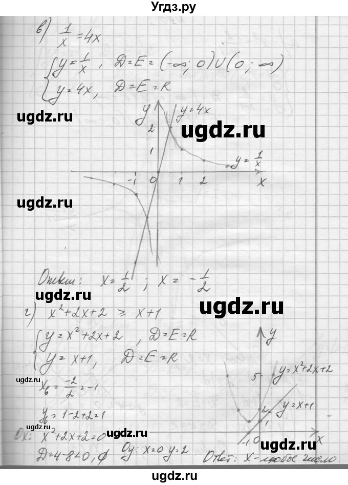 ГДЗ (Решебник №1) по алгебре 10 класс А.Н. Колмогоров / повторение номер / 89(продолжение 2)