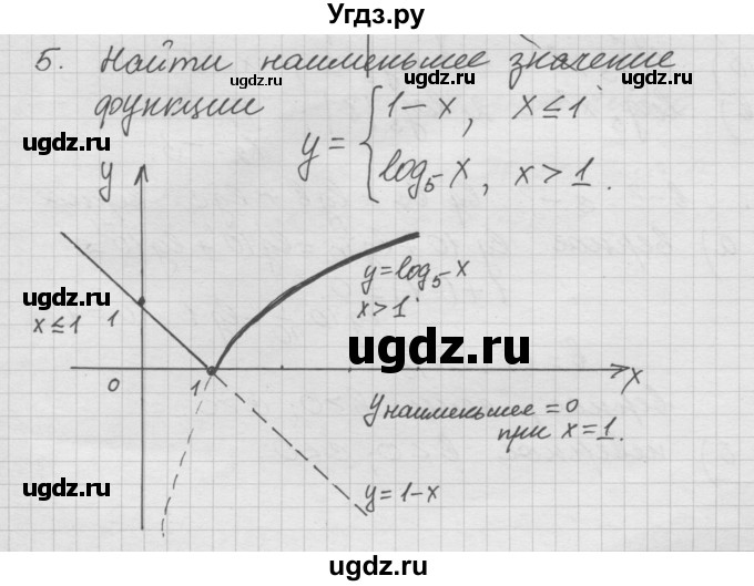 ГДЗ (Решебник к учебнику) по алгебре 10 класс (Учебник, Задачник) А.Г. Мордкович / §42 / 5
