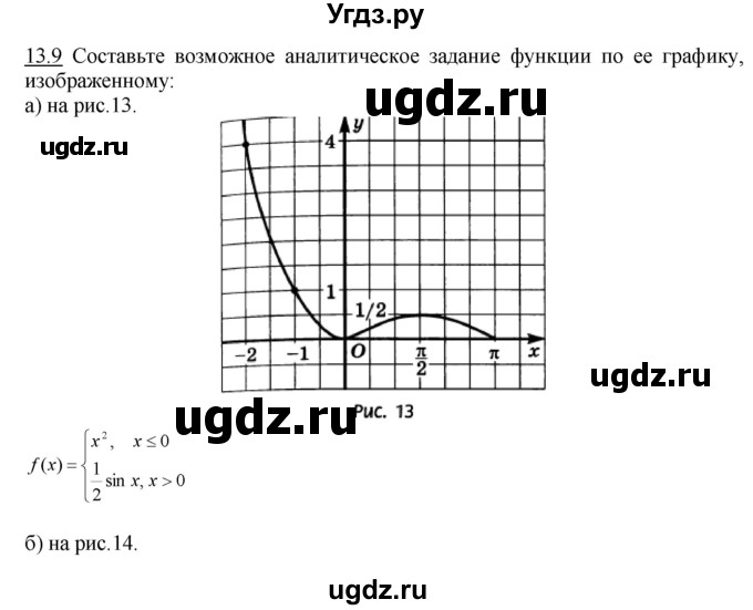 ГДЗ (Решебник №1 к задачнику) по алгебре 10 класс (Учебник, Задачник) А.Г. Мордкович / §13 / 9