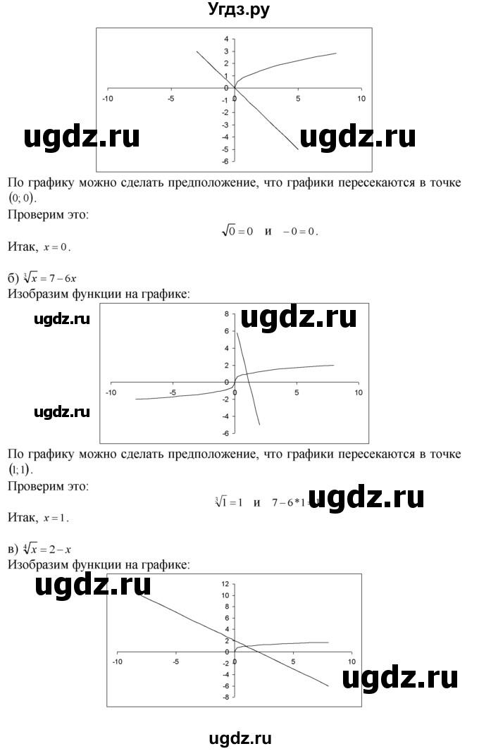 ГДЗ (Решебник №1 к задачнику) по алгебре 10 класс (Учебник, Задачник) А.Г. Мордкович / §34 / 9(продолжение 2)