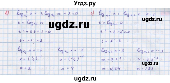 ГДЗ (Решебник №1 к задачнику) по алгебре 10 класс (Учебник, Задачник) А.Г. Мордкович / §44 / 6(продолжение 2)