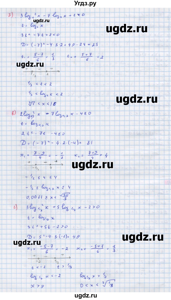 ГДЗ (Решебник №1 к задачнику) по алгебре 10 класс (Учебник, Задачник) А.Г. Мордкович / §45 / 12(продолжение 2)