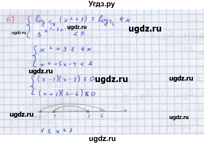 ГДЗ (Решебник №1 к задачнику) по алгебре 10 класс (Учебник, Задачник) А.Г. Мордкович / §45 / 18(продолжение 2)