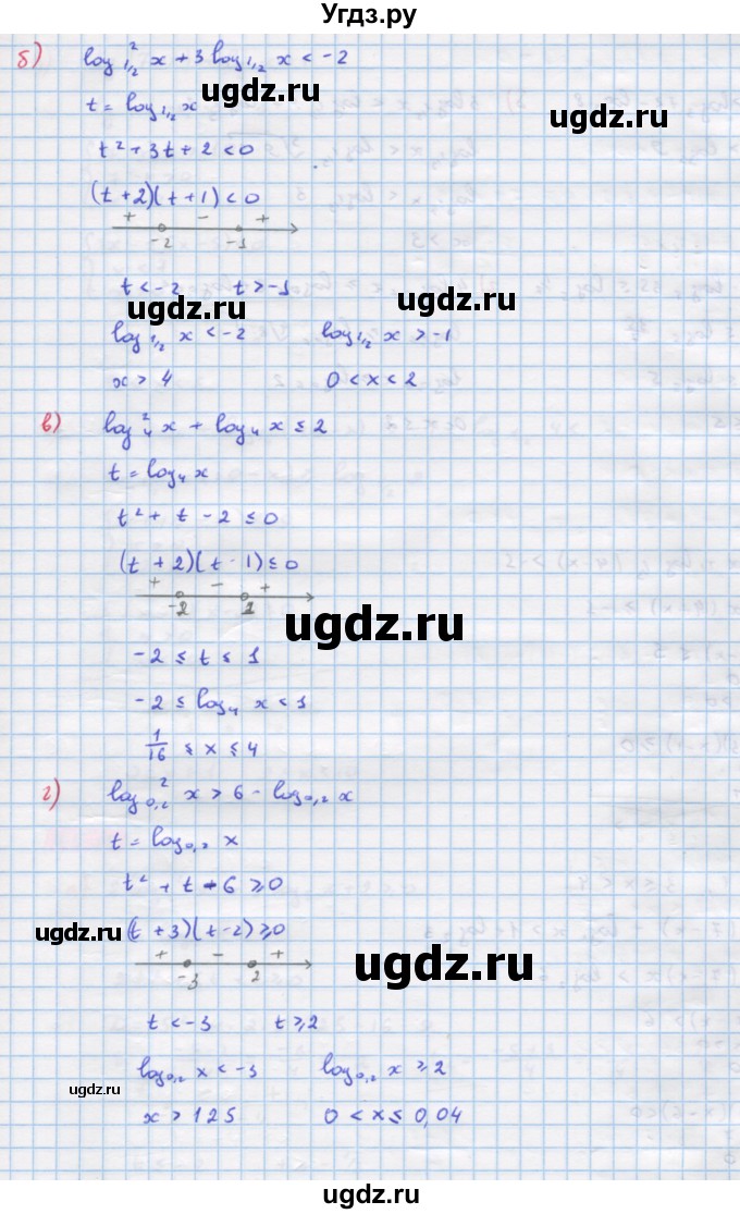 ГДЗ (Решебник №1 к задачнику) по алгебре 10 класс (Учебник, Задачник) А.Г. Мордкович / §45 / 9(продолжение 2)