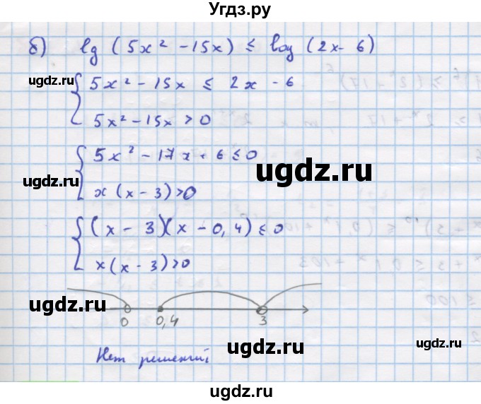 ГДЗ (Решебник №1 к задачнику) по алгебре 10 класс (Учебник, Задачник) А.Г. Мордкович / §57 / 11(продолжение 2)