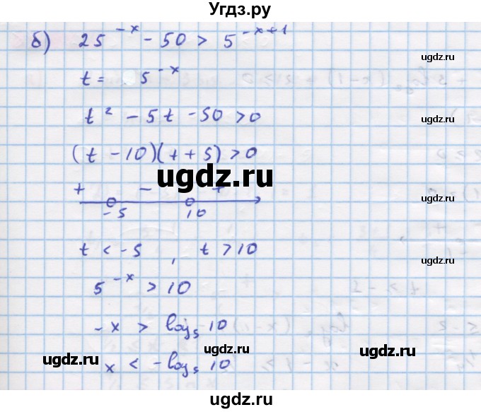 ГДЗ (Решебник №1 к задачнику) по алгебре 10 класс (Учебник, Задачник) А.Г. Мордкович / §57 / 19(продолжение 2)
